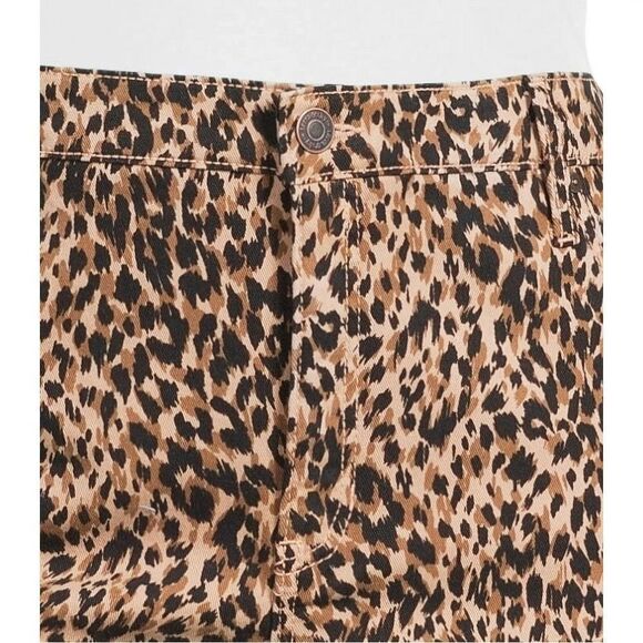 Women's Plus Core Denim Straight Leg Jeans Pants Leopard Print Size 14W - Picture 8 of 9